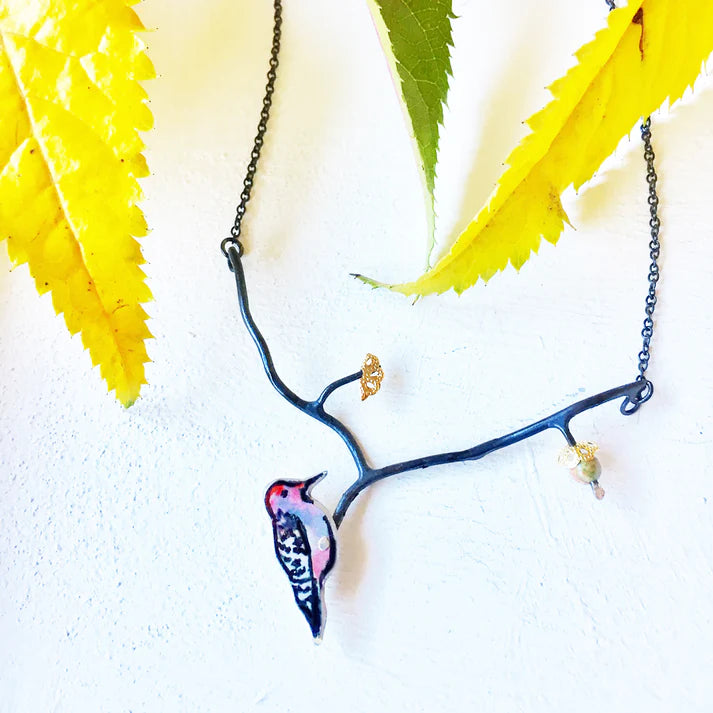 Woodpecker Necklace