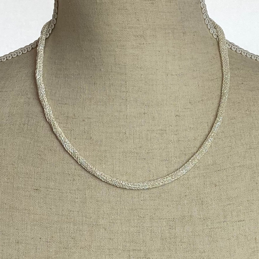 Woven Silver Chain