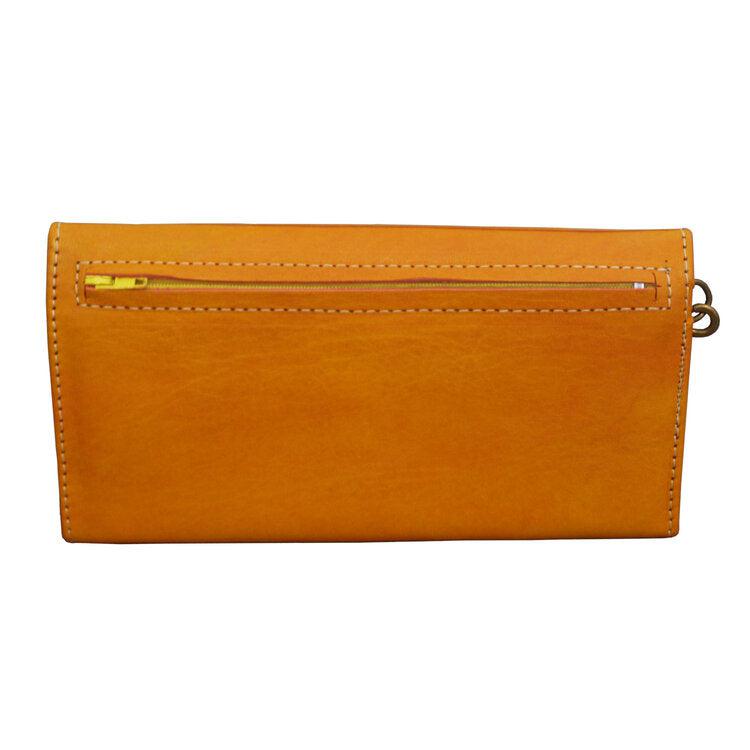 Yellow Leather Decorative Purse